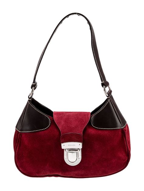 prada scamosciato hobo|Prada Scamosciato Hobo .